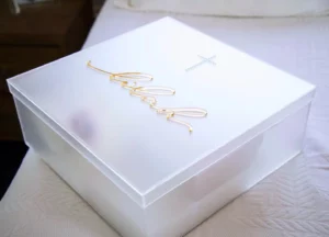 Christening Box-frosted