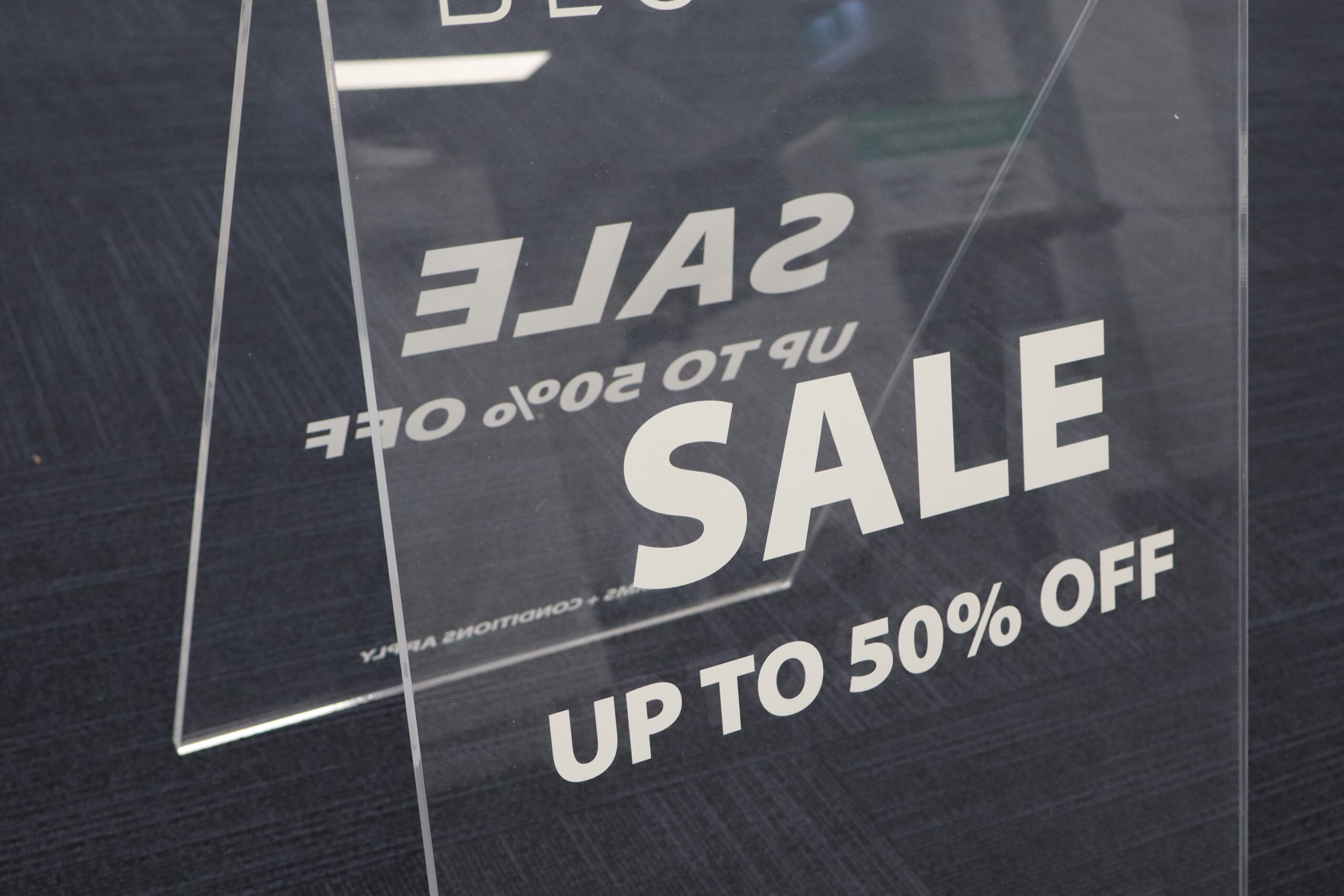 A-Frame Acrylic Sign